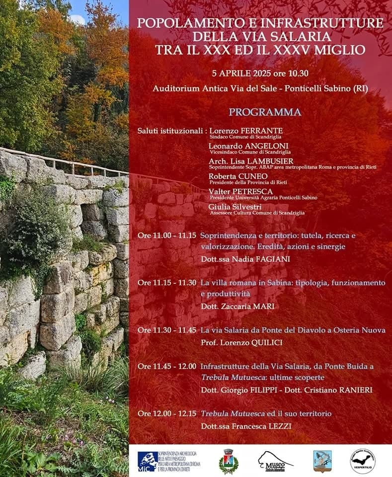 Popolamento e Infrastrutture della via Salaria tra il XXX e il XXXV miglio